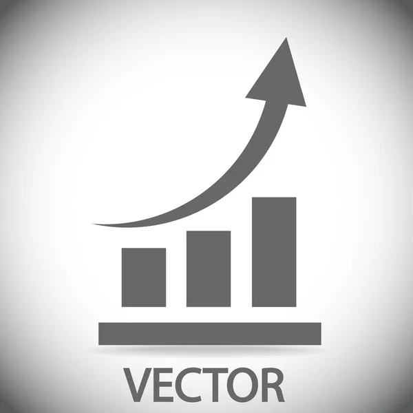 Grafiek pictogram — Stockvector