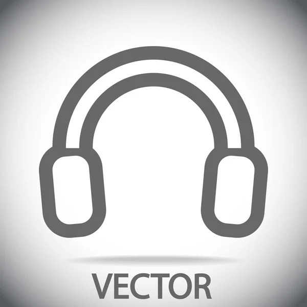 Icono de auriculares — Vector de stock