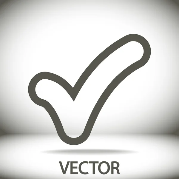 Marca de verificação — Vetor de Stock