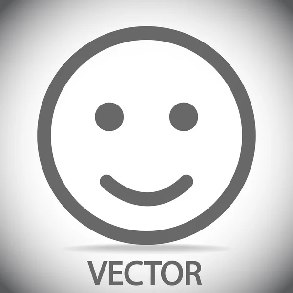 Icono de sonrisa ilustración — Vector de stock