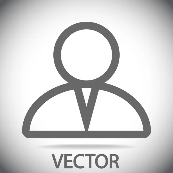 Icono del hombre de negocios — Vector de stock