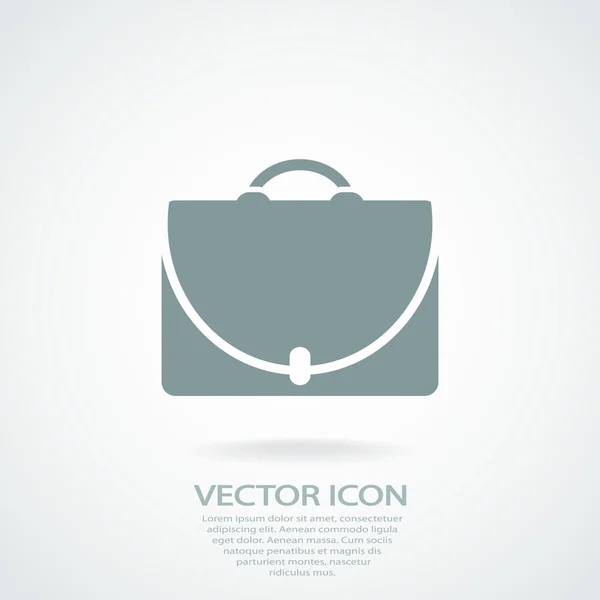 Icono del maletín — Archivo Imágenes Vectoriales