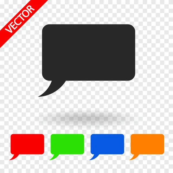 Comic speech bubbles icon — Stock Vector