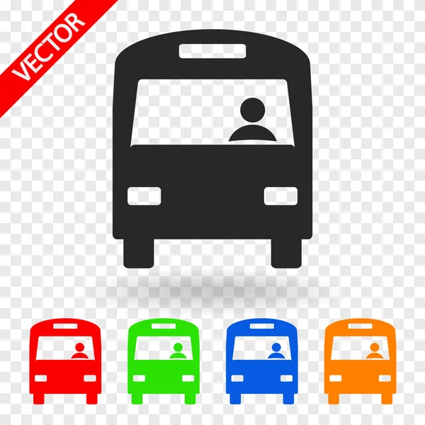 Bus pictogram — Stockvector