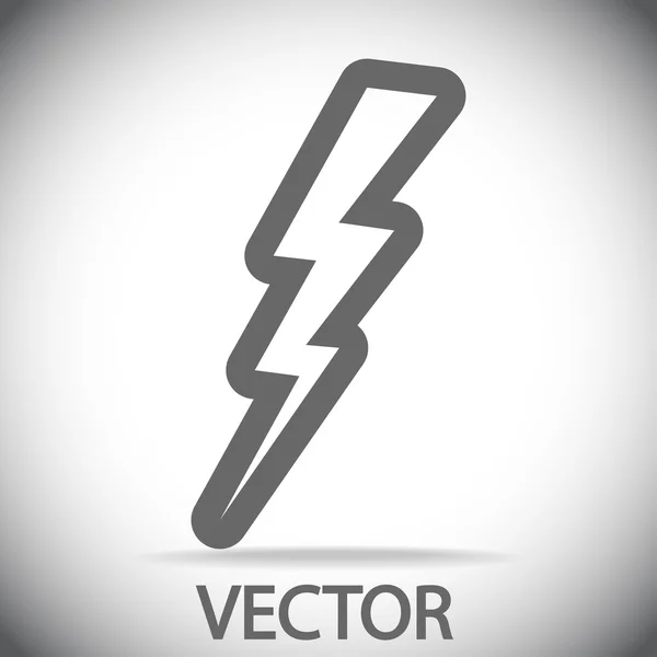 Lightning icon — Stock Vector