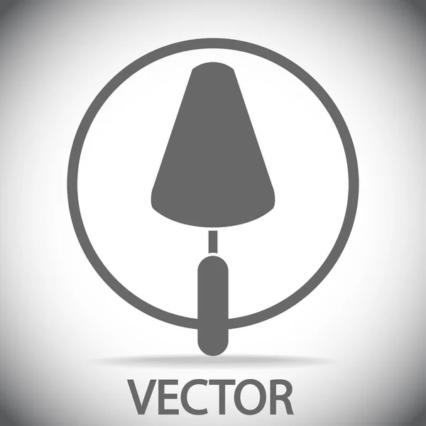 Murslev ikon design design — Stock vektor