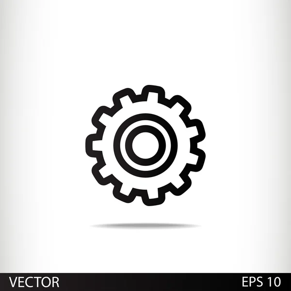 Versnellingen Ikoon — Stockvector