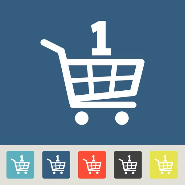 Shopping cart Icons set — Stock Vector