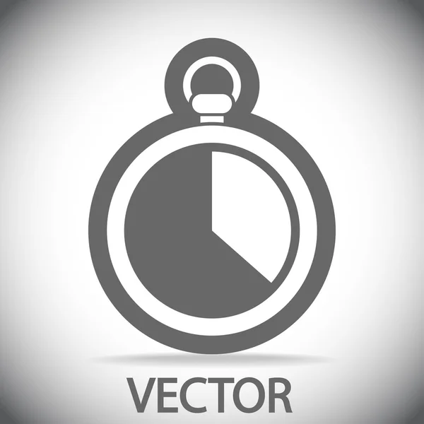 Stopwatch icon design — Stock Vector