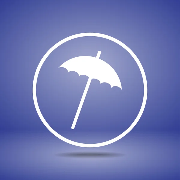 Paraply ikon design — Stock vektor