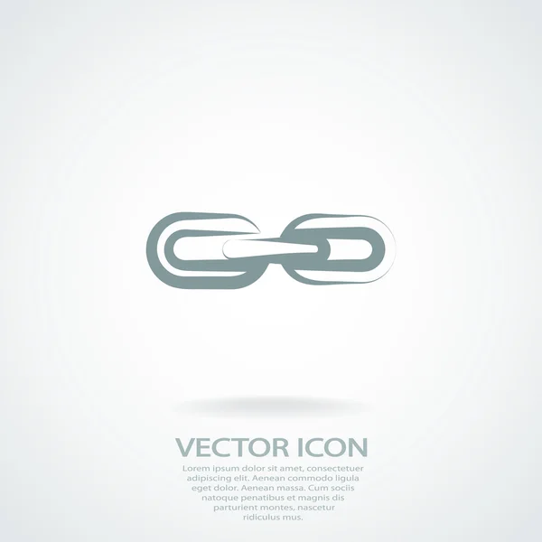 Icono de eslabón — Vector de stock