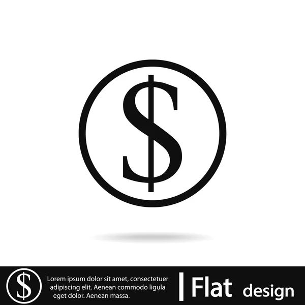 Money icon design — Stock Vector