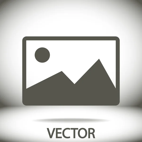 Diseño de icono de fotografía — Vector de stock