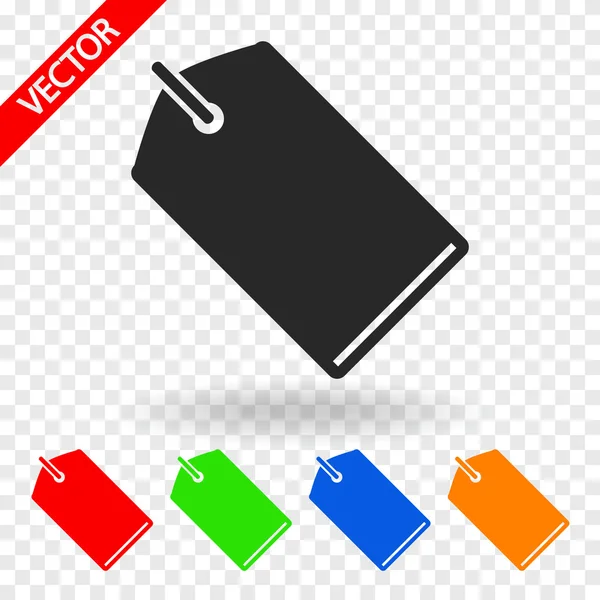 Tag design icona — Vettoriale Stock