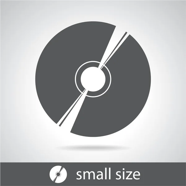 Icono de CD o DVD — Vector de stock