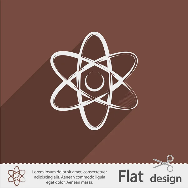 Icône modèle abstrait de science physique — Image vectorielle