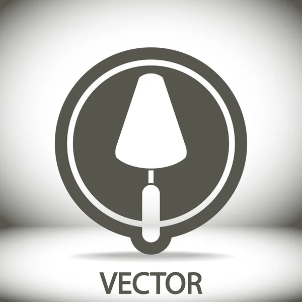 Diseño de diseño de icono de paleta — Vector de stock