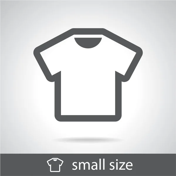 Camiseta Icono plano — Archivo Imágenes Vectoriales