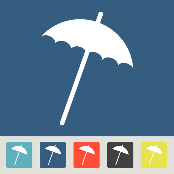 Esernyő ikon tervezés — Stock Vector
