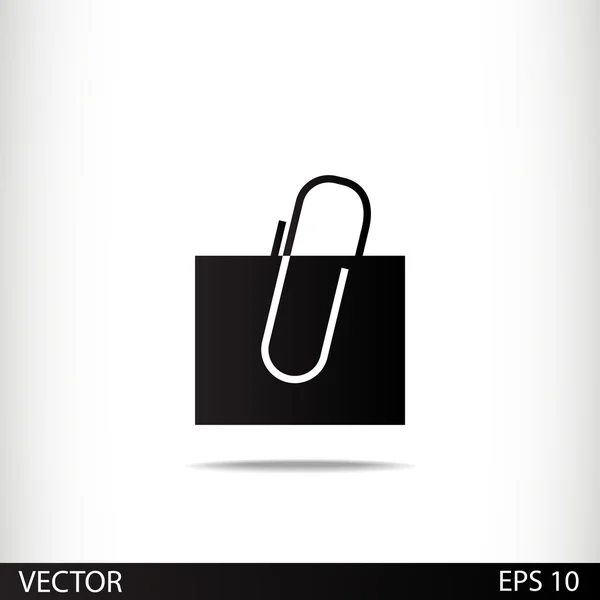 Paperclip pictogram — Stockvector