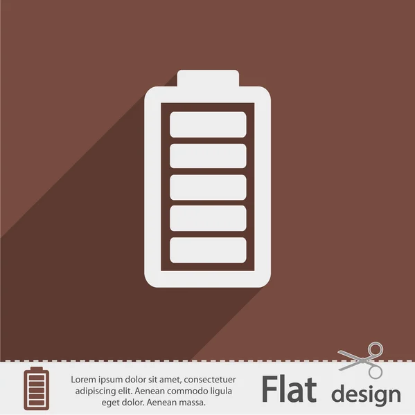 Icono de batería — Archivo Imágenes Vectoriales