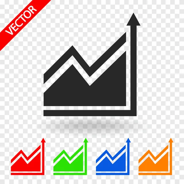 Infographic, chart icon — Stock Vector