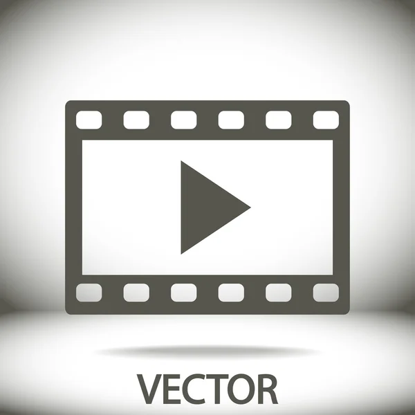 Icono de película — Vector de stock