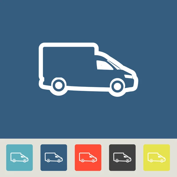 Ensemble d'icônes camion — Image vectorielle