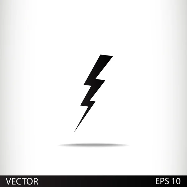 Lightning icon — Stock Vector