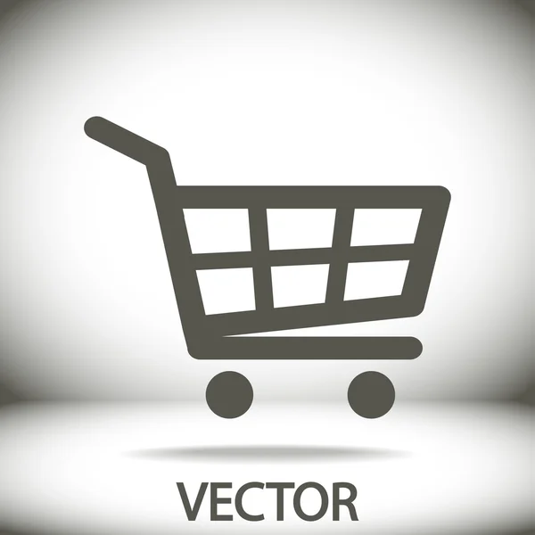 Shopping cart icon — Stock Vector