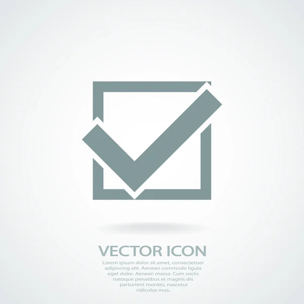 Confirmar iconos — Archivo Imágenes Vectoriales