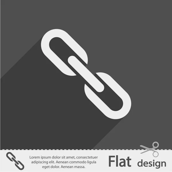 Ícone do elo cadeia —  Vetores de Stock