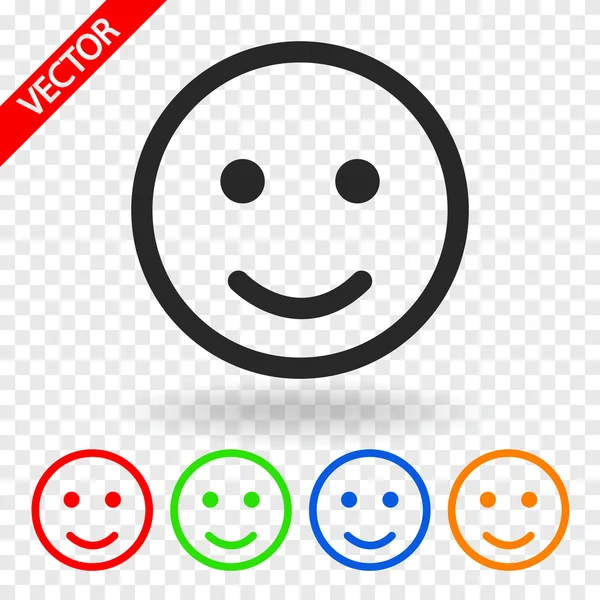 Smile Icon design — Stock Vector