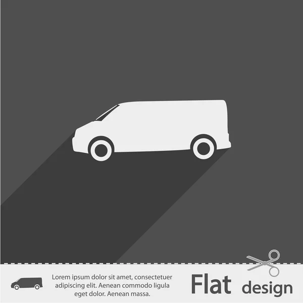 Van icon — Stock Vector