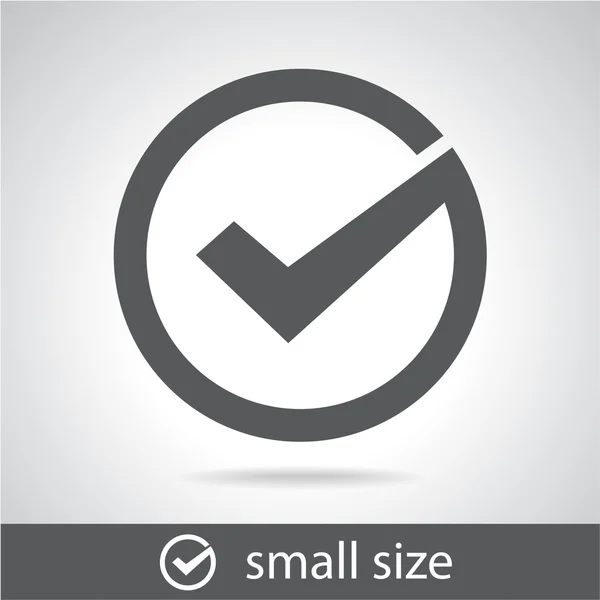 Tick flat icon — Stock Vector