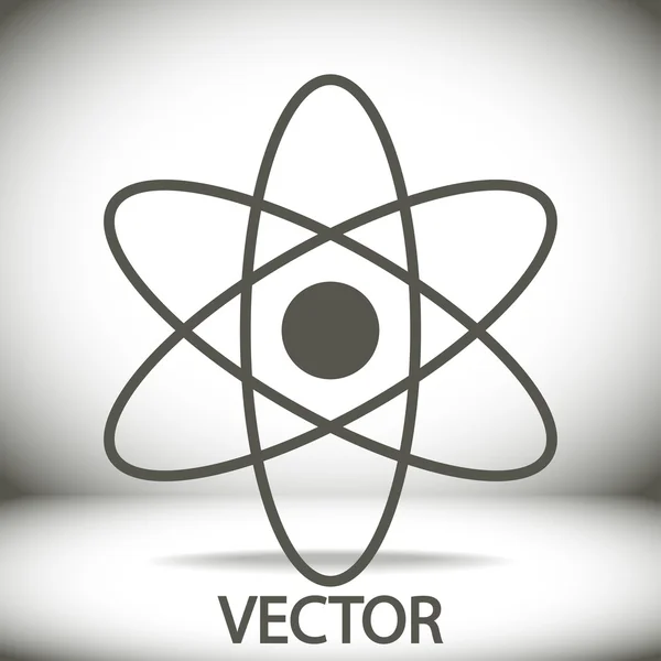 Atom-ikonen — Stock vektor