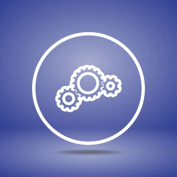 Gears icon — Stock Vector