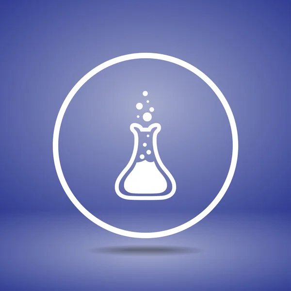 Laboratory glass icon — Stock Vector