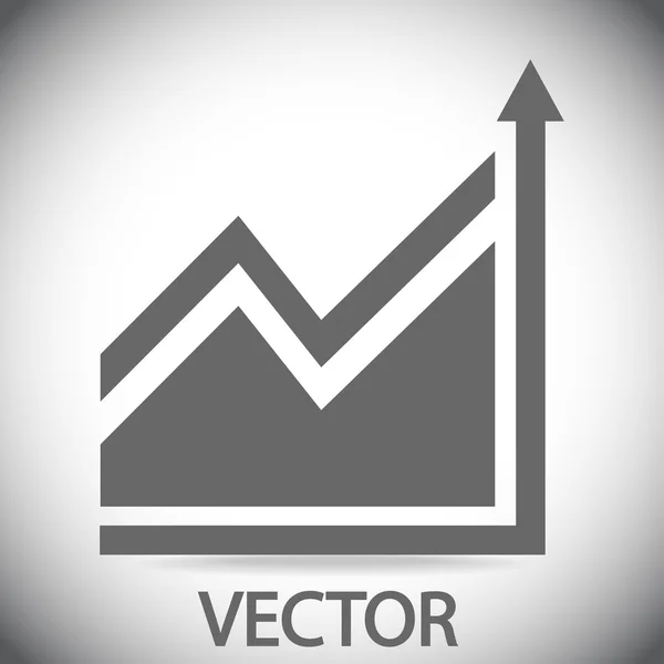 Grafiek pictogram — Stockvector