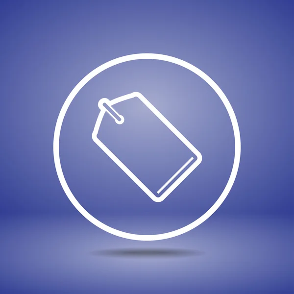 Design de ícone de tag — Vetor de Stock