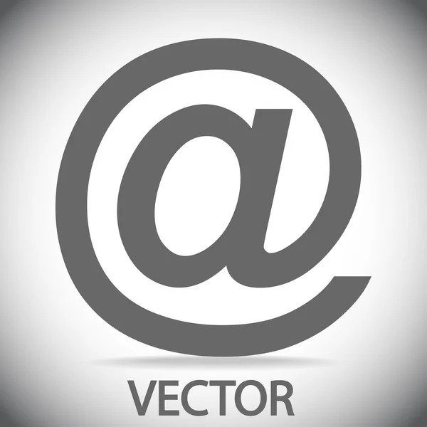 Icono de Internet por correo electrónico — Vector de stock