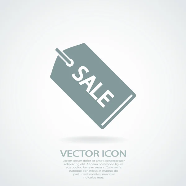 Tag design icona — Vettoriale Stock