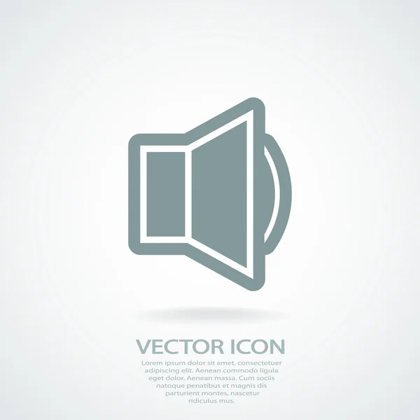 Icono del altavoz — Vector de stock