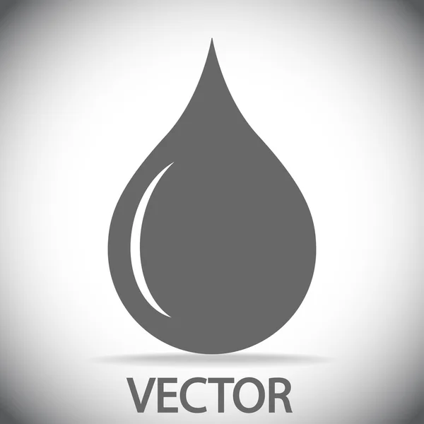 Drop pictogram ontwerp — Stockvector