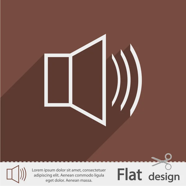 Luidsprekerpictogram — Stockvector