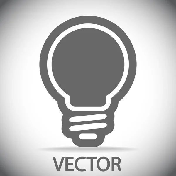 Glödlampsikon — Stock vektor