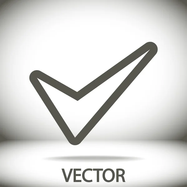 Marca de verificación — Vector de stock