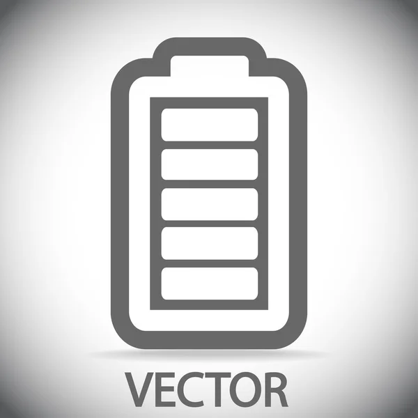 Icône de charge de batterie — Image vectorielle