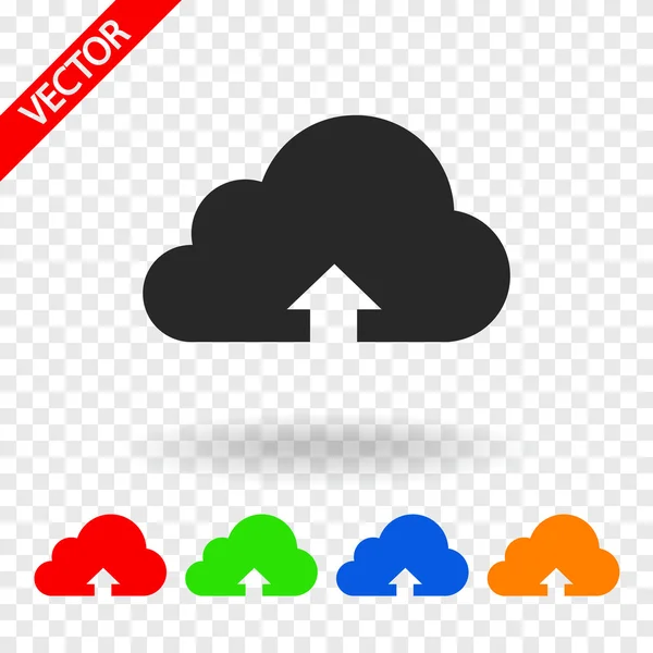 Cloud upload icon — Stock Vector