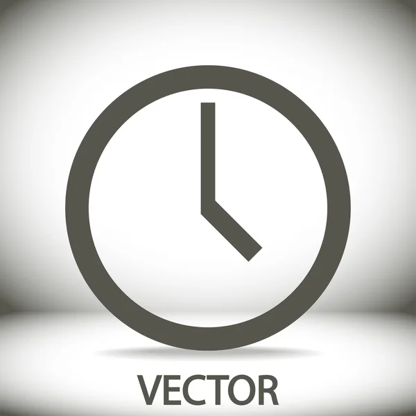 Reloj icono de diseño — Archivo Imágenes Vectoriales